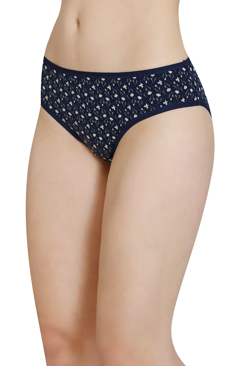 Printed Low Rise Bikini Panty (Pack of 3)