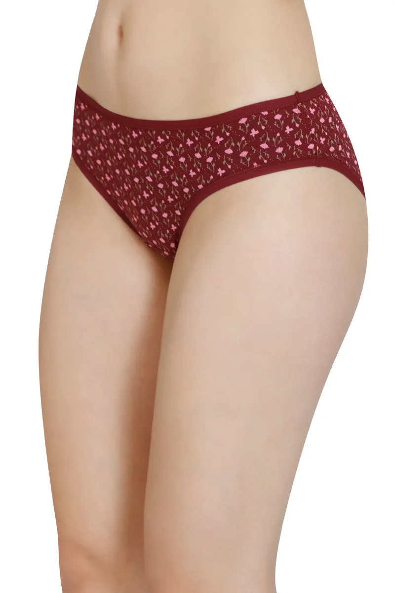 Printed Low Rise Bikini Panty (Pack of 3)