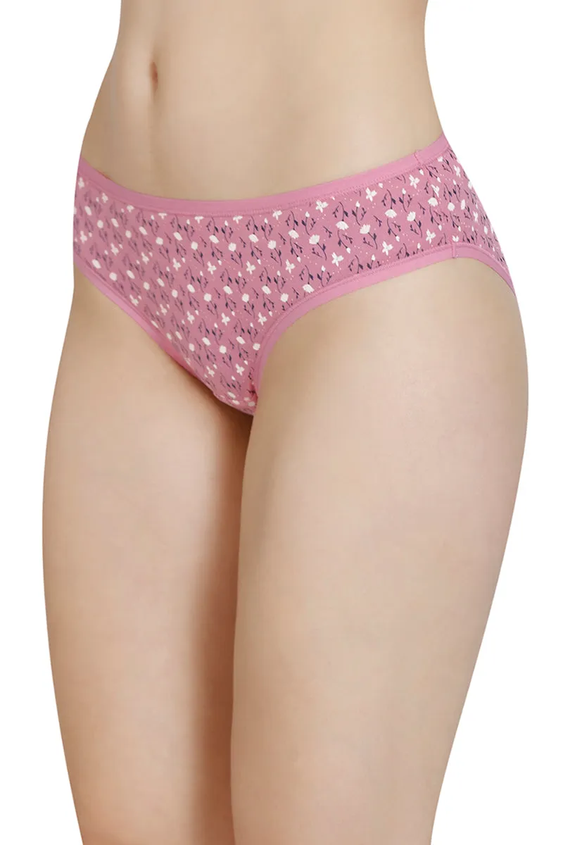 Printed Low Rise Bikini Panty (Pack of 3)