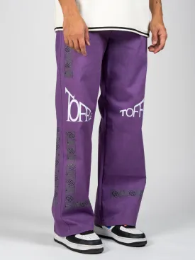 Purple Paisley Patch Denim