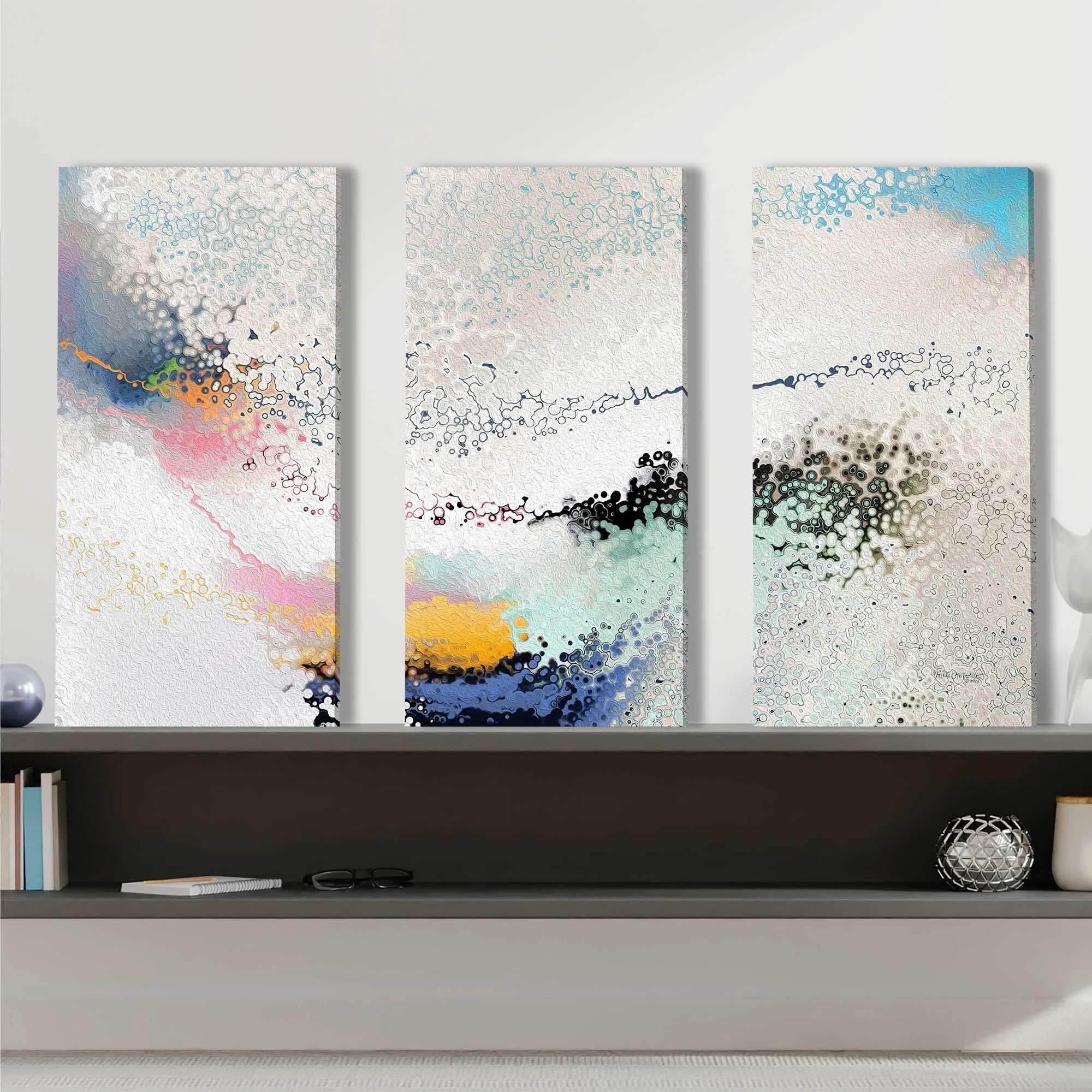 "1 Corinthians 2 12 Spiritual Understanding " 3 Piece Set on Canvas