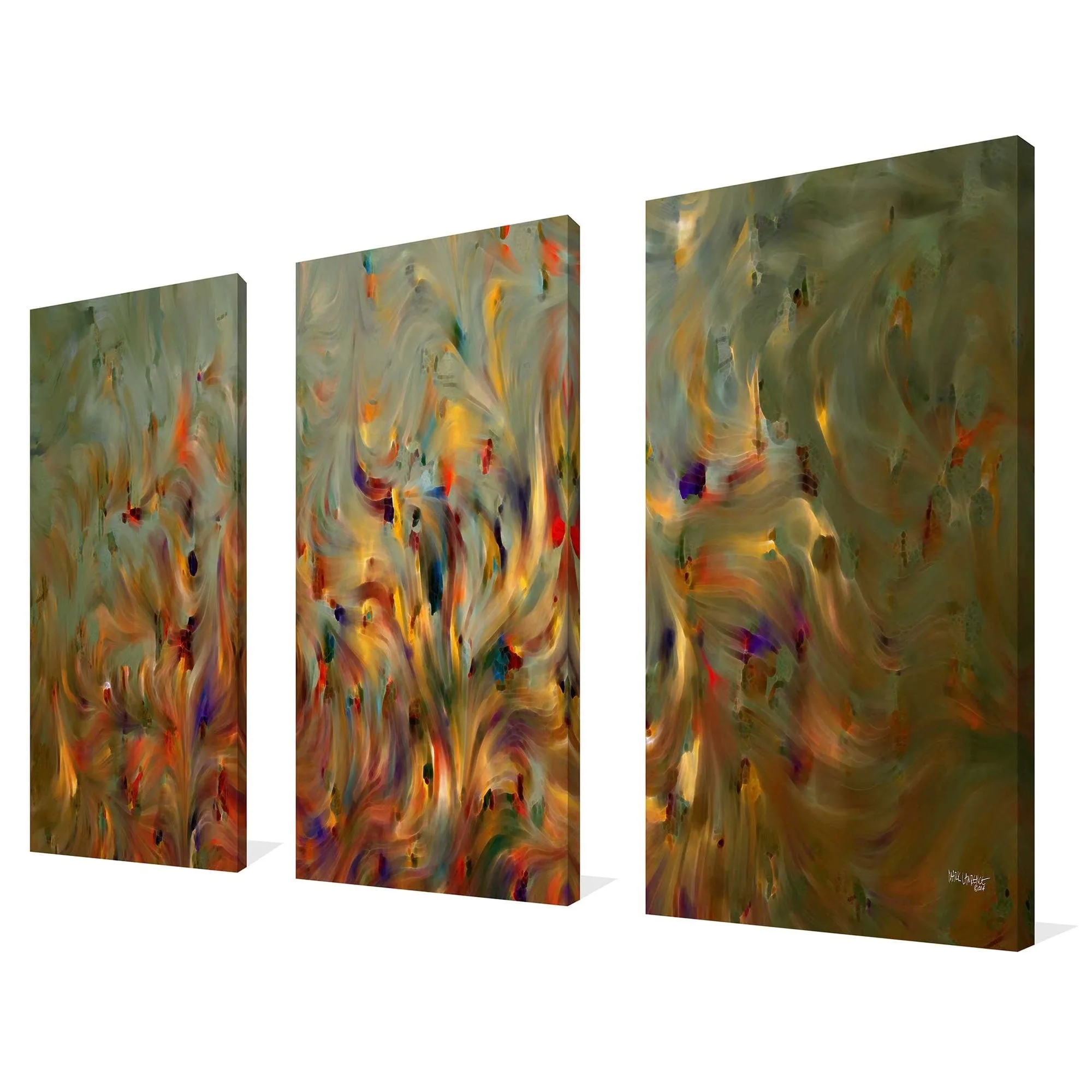 "2 Corinthians 5 7 MAX" by Mark Lawrence 3 Piece Set on Canvas