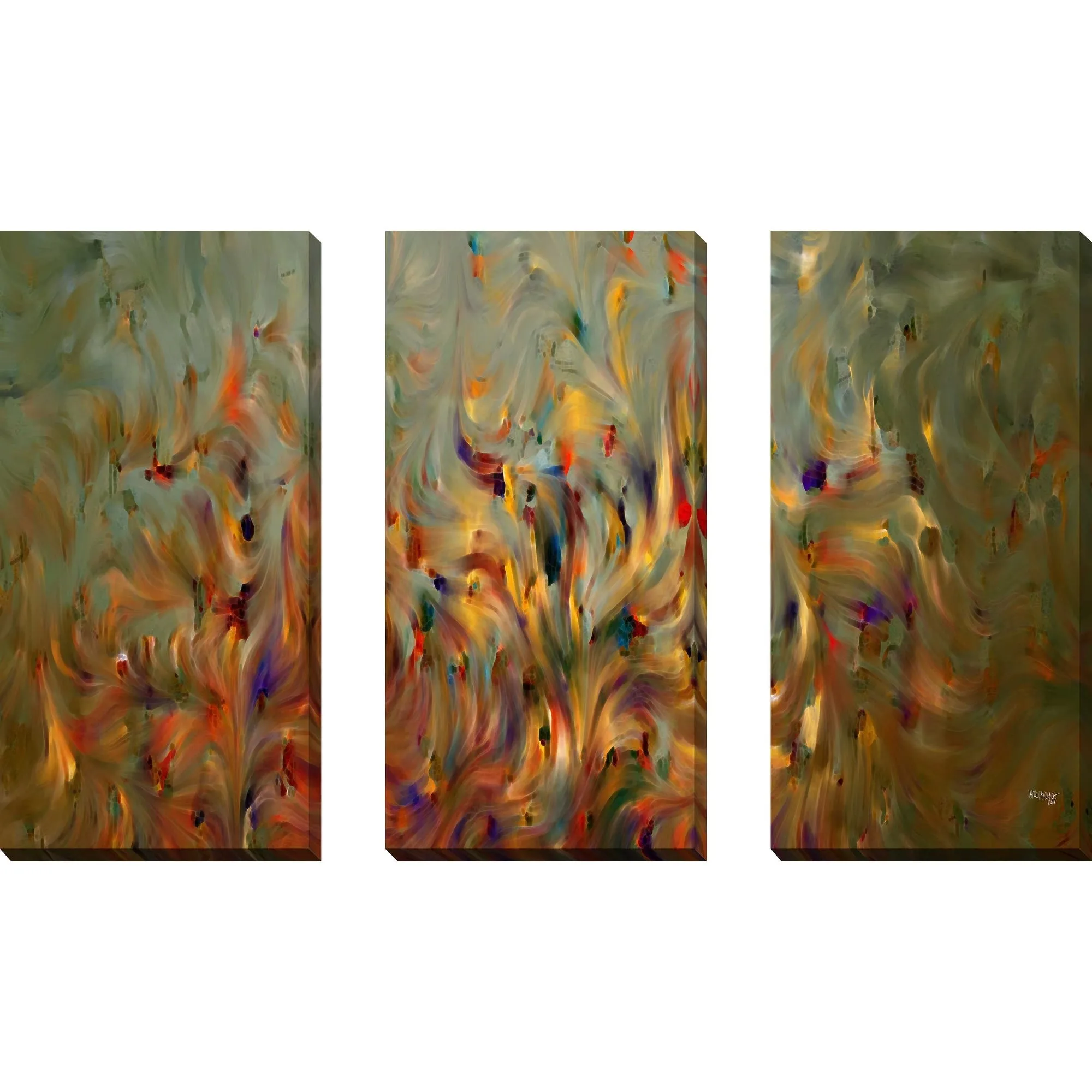 "2 Corinthians 5 7 MAX" by Mark Lawrence 3 Piece Set on Canvas