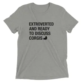 "Extroverted" Corgi Vintage T-Shirt