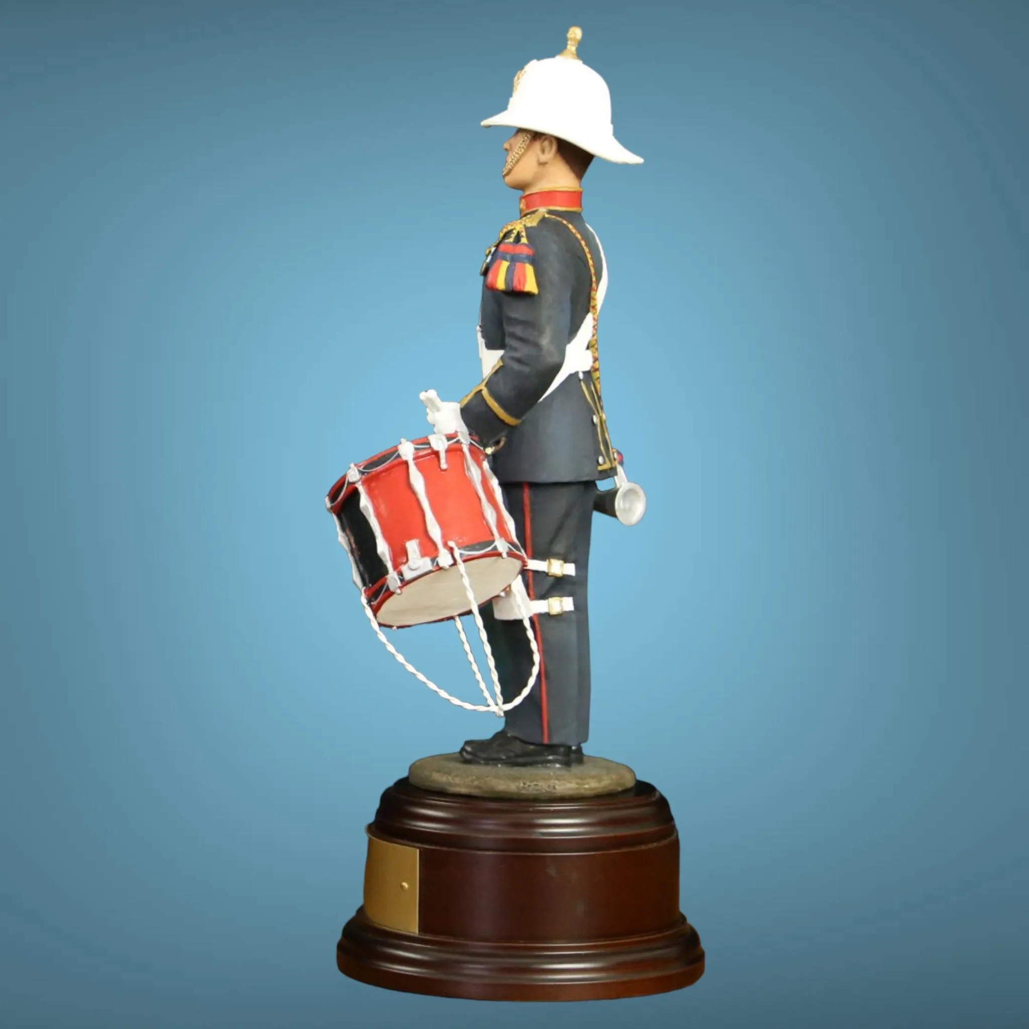 Royal Marines Hand-Painted Drummer & Bugler Figurine - B77b HP