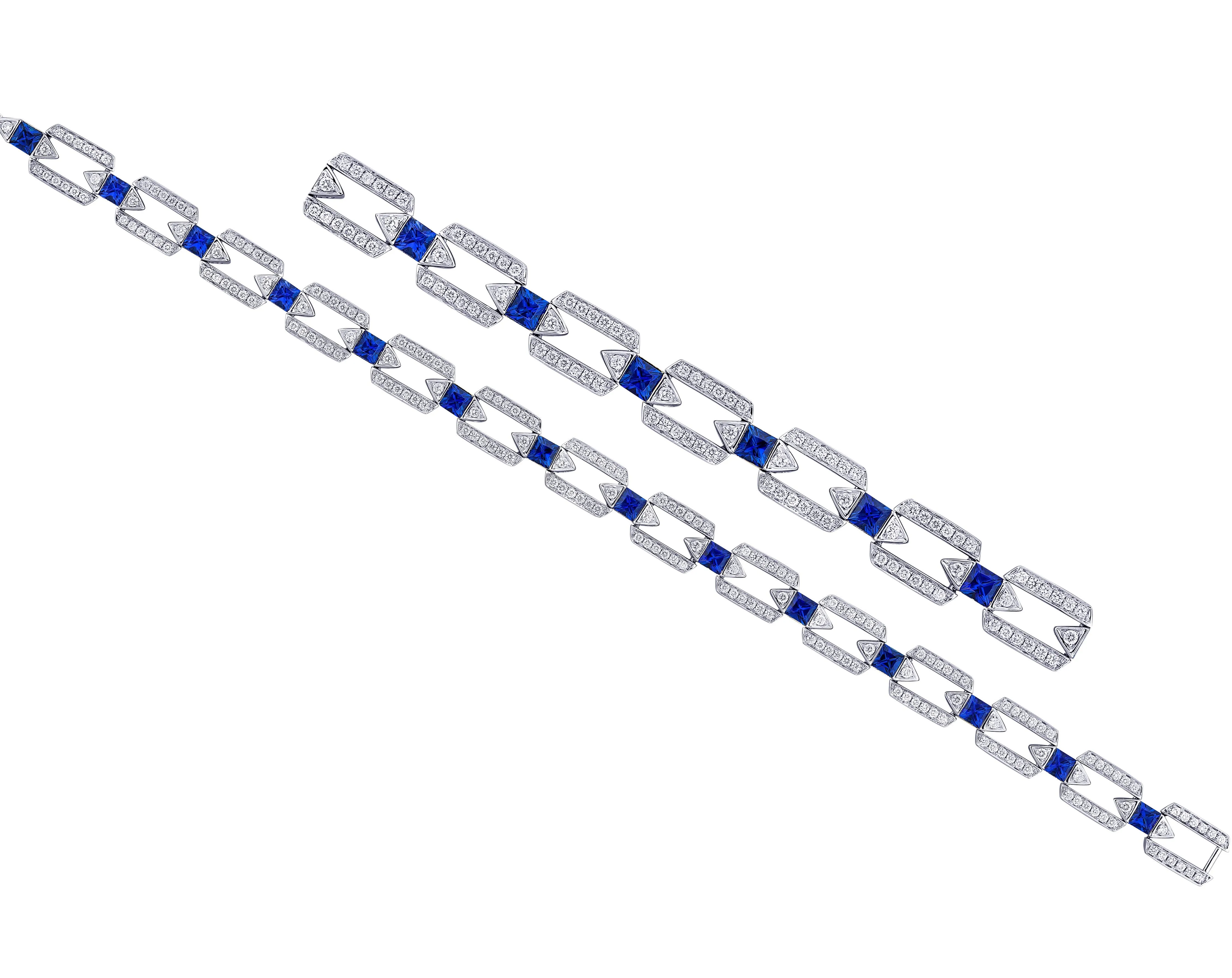 Sapphire Diamond Bracelet