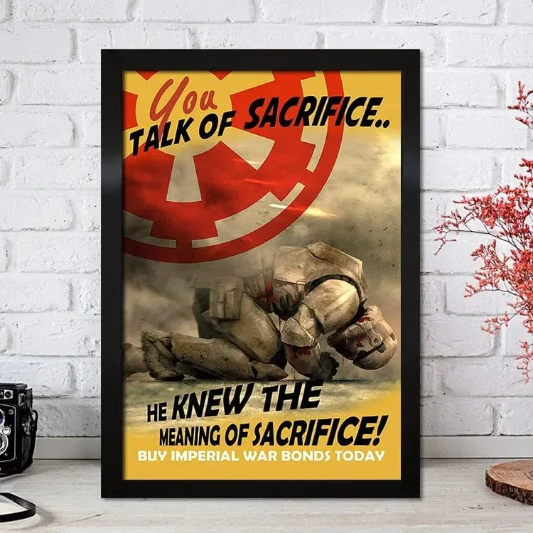 Star Wars Inspired Propaganda Pop Art Premium Quality Canvas Prints