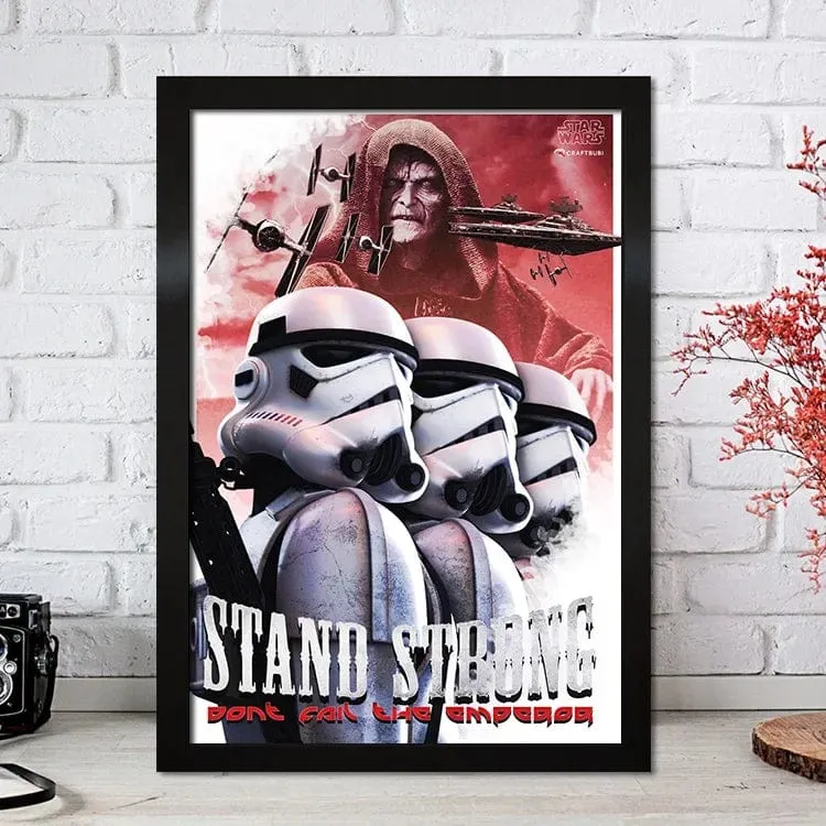 Star Wars Inspired Propaganda Pop Art Premium Quality Canvas Prints