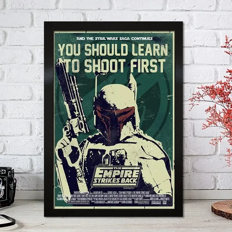 Star Wars Inspired Propaganda Pop Art Premium Quality Canvas Prints