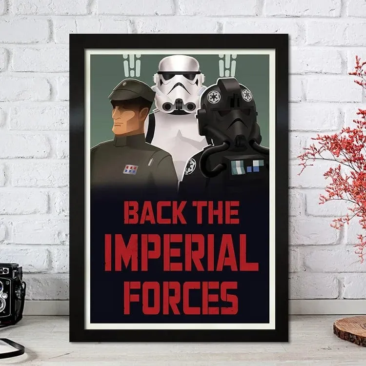 Star Wars Inspired Propaganda Pop Art Premium Quality Canvas Prints