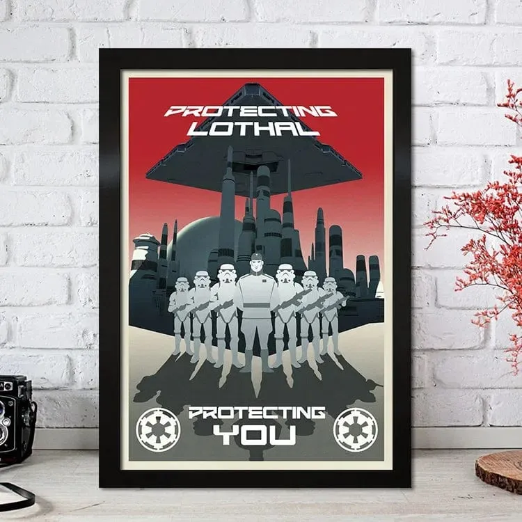 Star Wars Inspired Propaganda Pop Art Premium Quality Canvas Prints