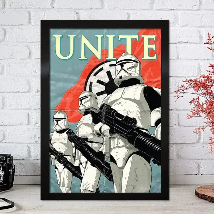 Star Wars Inspired Propaganda Pop Art Premium Quality Canvas Prints