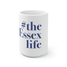 #theessexlife White Ceramic Mug