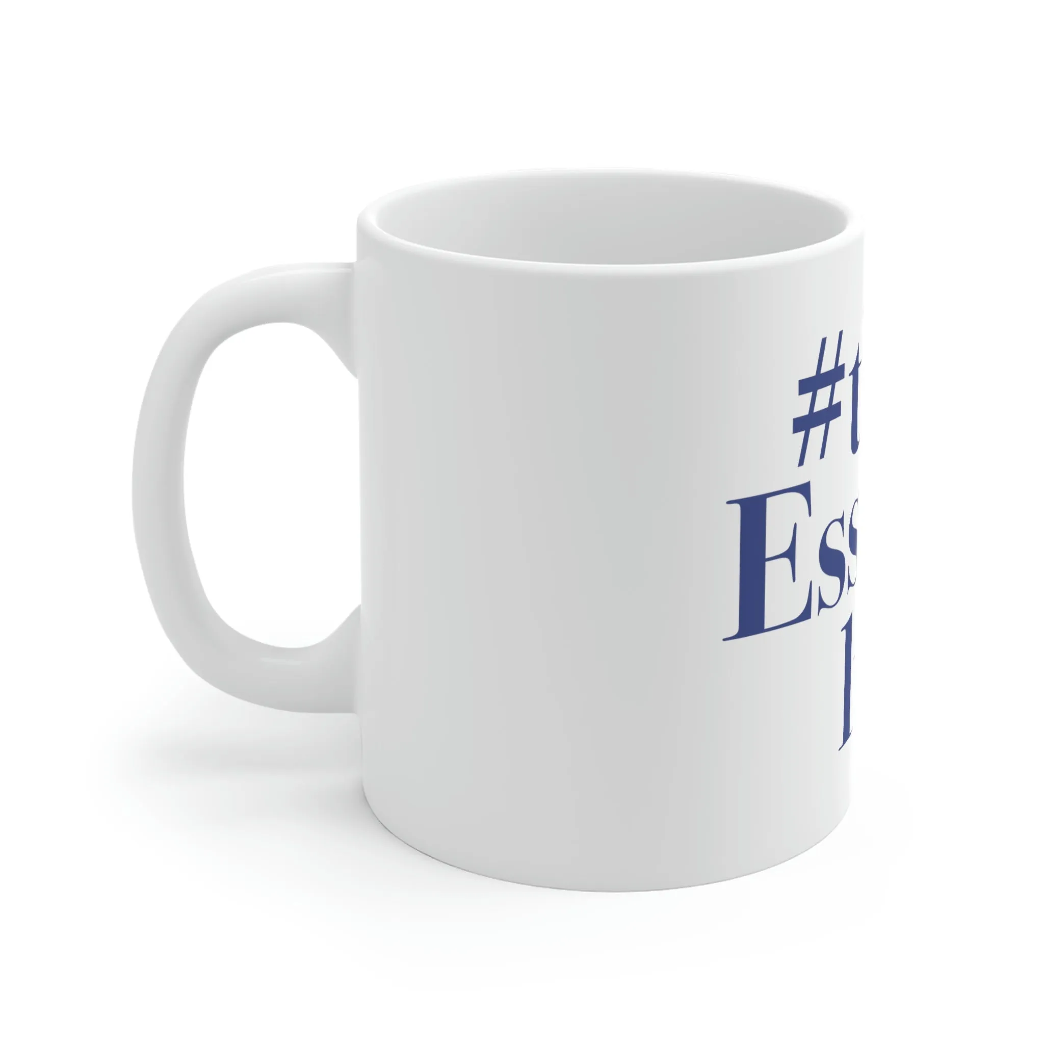 #theessexlife White Ceramic Mug