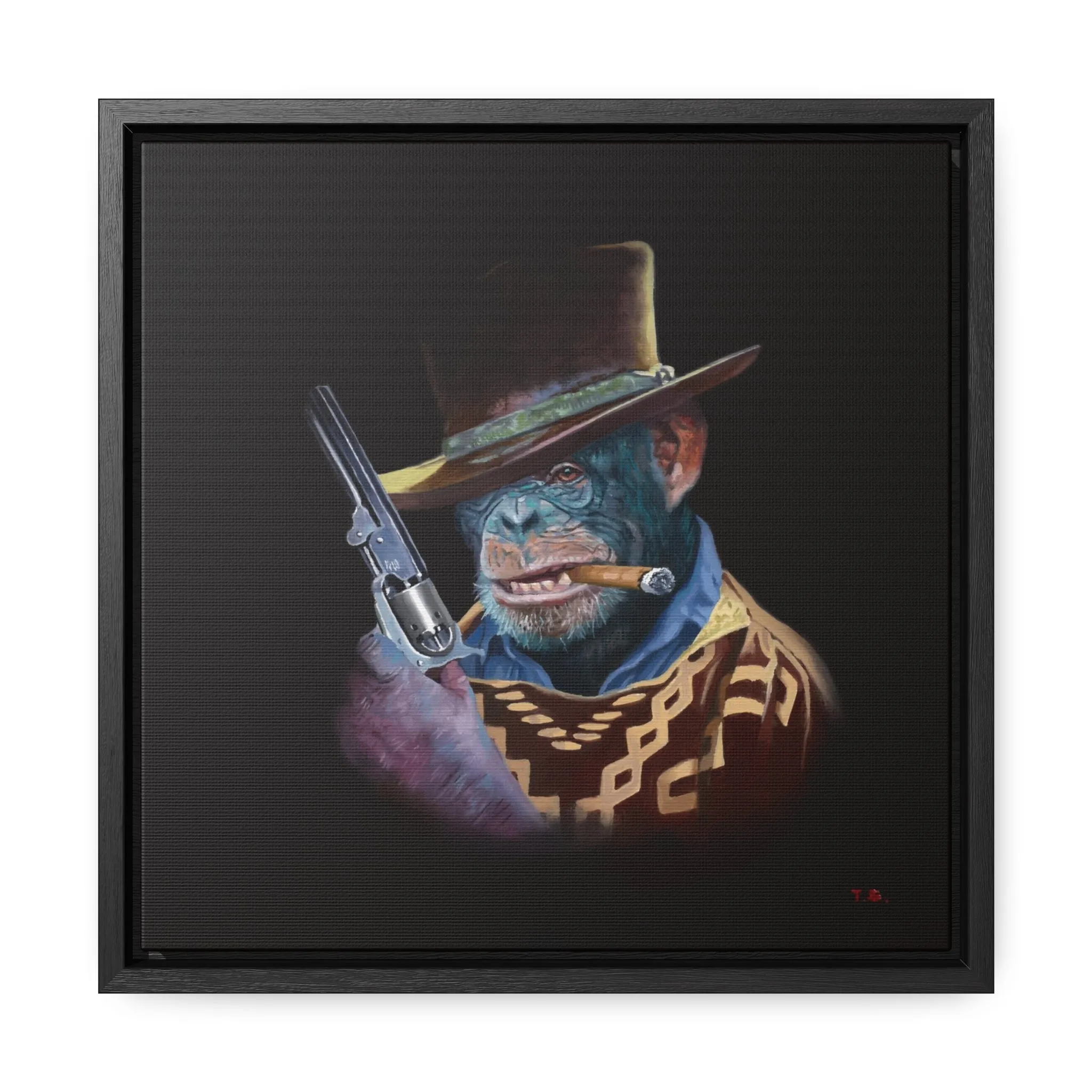 Tony South: "Drifter" - Framed Canvas Reproduction