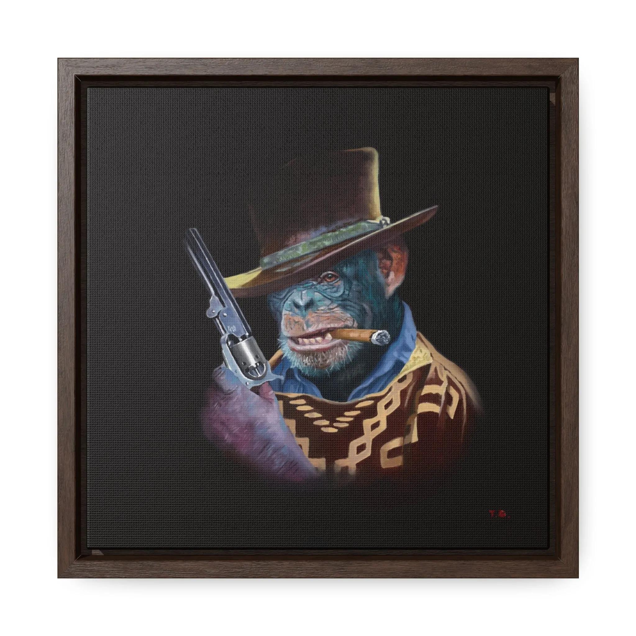 Tony South: "Drifter" - Framed Canvas Reproduction