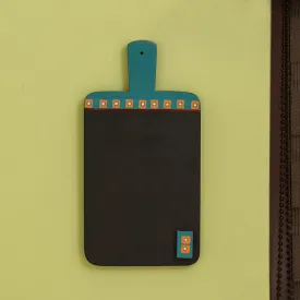 'Turquoise Blue Handpainted' Kitchen Chalkboard