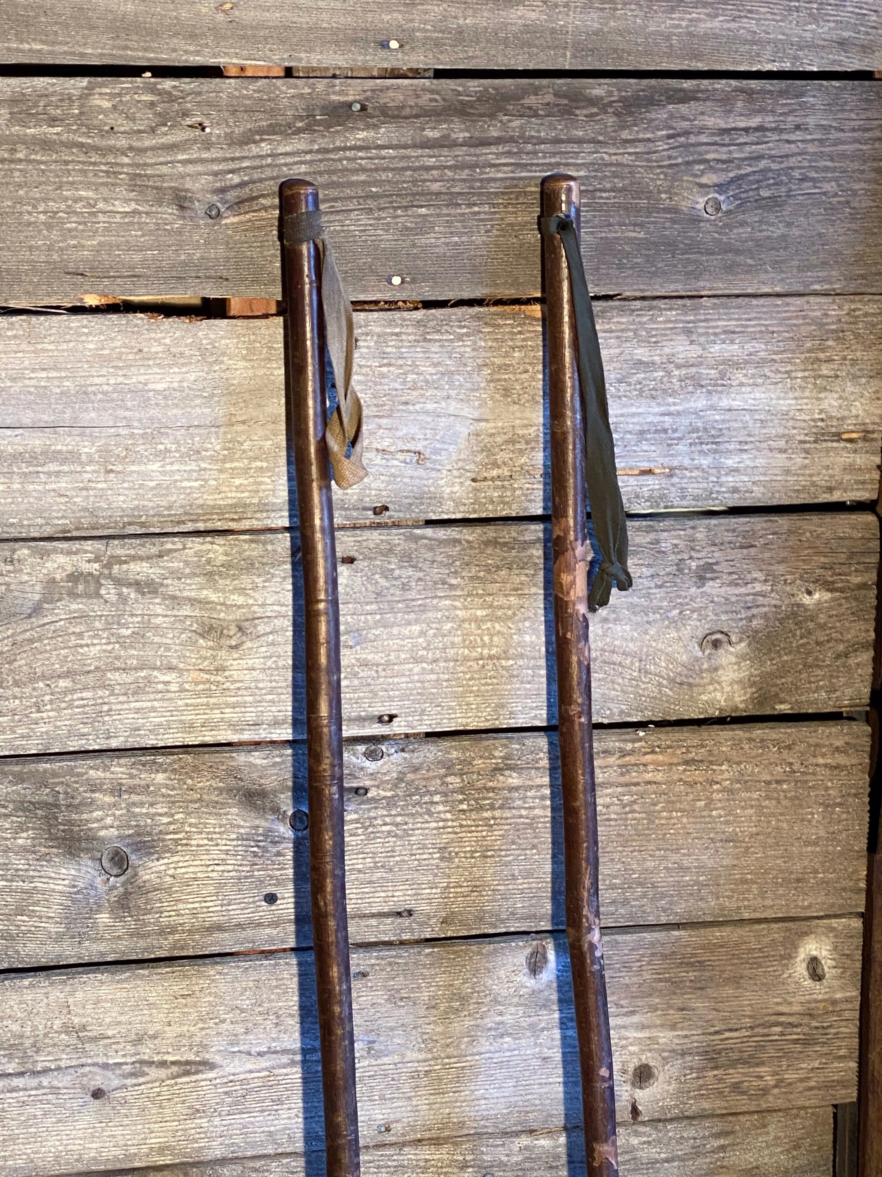 Vintage Hickory Ski Poles