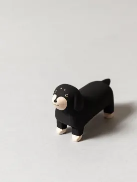 Wooden Animal - Dachshund, Black