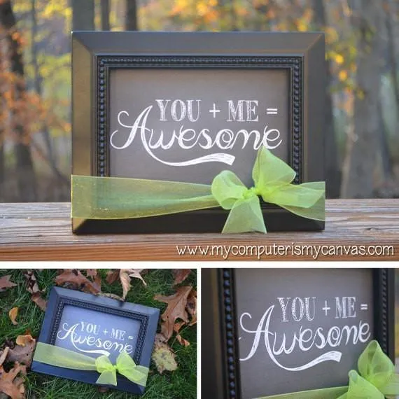 YOU ME=AWESOME {PRINTABLE}